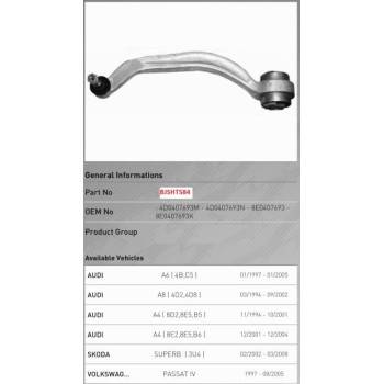 MOVO Control Arm Upper Left (BJSHT584)