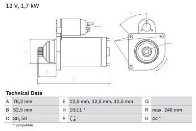 BOSCH Starter (0986020250)