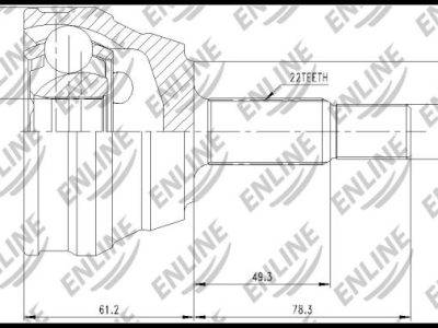 ENLINE CV Joint Outer (CVVW1003ZZ)