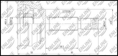 SOLID CV Joint Outer (CVOP1002ZZ)