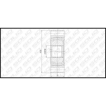 SOLID CV Joint Inner (CVBB5001)