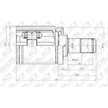 SOLID CV Joint Inner (CVBB5010)