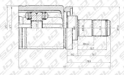 SOLID CV Joint Inner (CVBB5010)