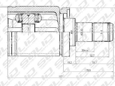 SOLID CV Joint Inner (CVBB5010)