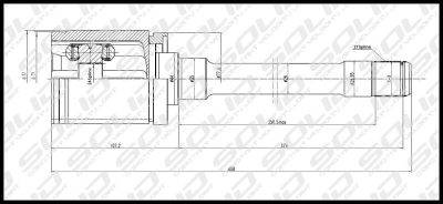 SOLID CV Joint Inner (CVBB5012)