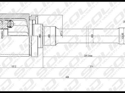SOLID CV Joint Inner (CVBB5012)