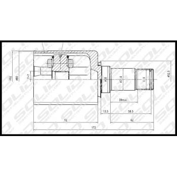SOLID CV Joint Inner (CVME5034)