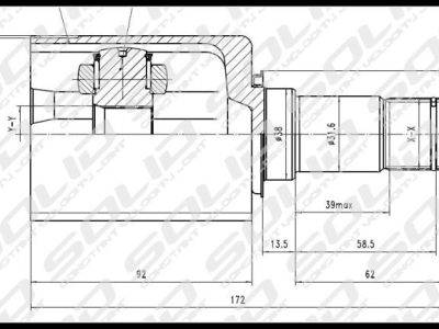 SOLID CV Joint Inner (CVME5034)