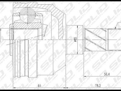 SOLID CV Joint Inner (CVOP5003)