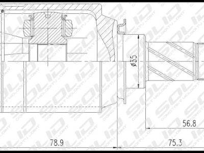 SOLID CV Joint Inner (CVOP5009)