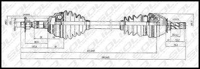 SOLID CV Shaft (CVSOP8027)