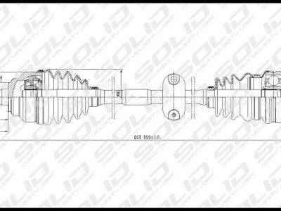 SOLID CV Shaft (CVSOP8028)
