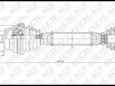 SOLID CV Shaft (CVSVW8042)
