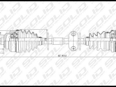 SOLID CV Shaft (CVSOP8030)