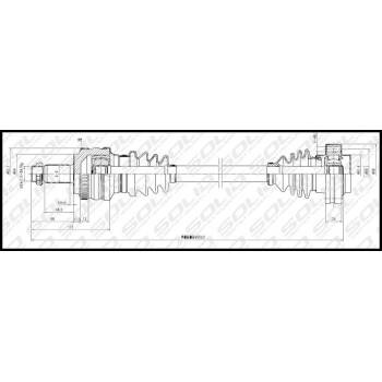 SOLID CV Shaft (CVSBM8533A)