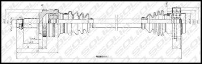 SOLID CV Shaft (CVSBM8533A)