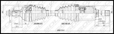 SOLID CV Shaft (CVSME8568)