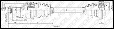 SOLID CV Shaft (CVSBM8577)
