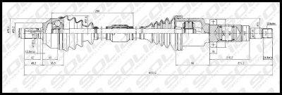 SOLID CV Shaft (CVSFD86861)