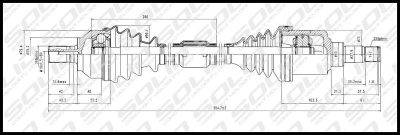 SOLID CV Shaft (CVSFD86862)