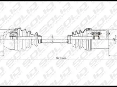 SOLID CV Shaft (CVSGM88001)