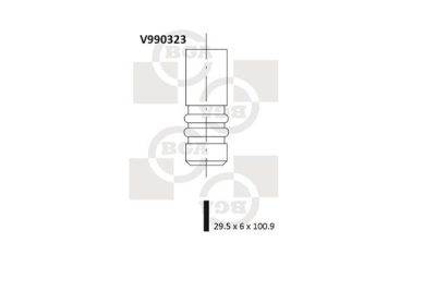 BGA Inlet Valve (V990323)
