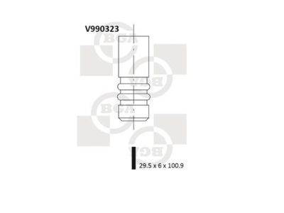 BGA Inlet Valve (V990323)
