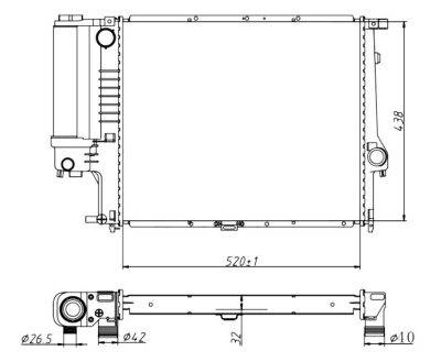 PLEXUS Radiator (RDBB0070)
