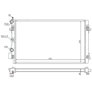 PLEXUS RADIATOR  (9115000396)
