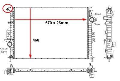 PLEXUS Radiator (RDFD0264B)