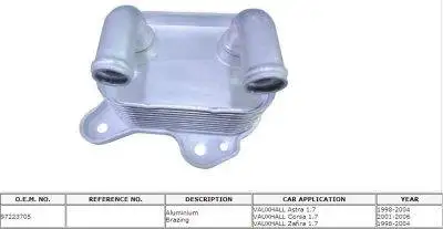 PLEXUS OIL Cooler (OCOP002)