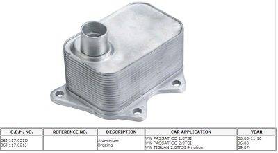 PLEXUS Oil Cooler (OCVW018)