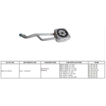 PLEXUS Oil Cooler (OCVW003)