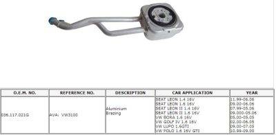PLEXUS Oil Cooler (OCVW003)