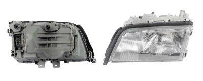 DEPO Head Lamp Left (440-1108L-RD-E)