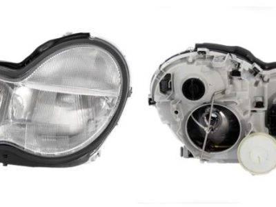DEPO Head Lamp Left (440-1124L-RD-E)
