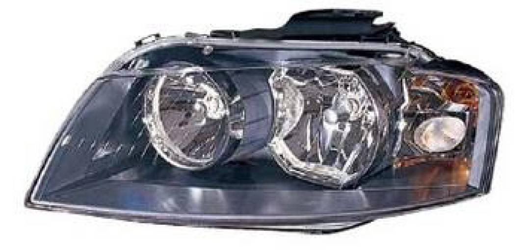 DEPO Head Lamp Left (441-1164L-RD-EM)