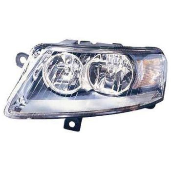 DEPO Head Lamp Left (446-1111L-RD-EM)