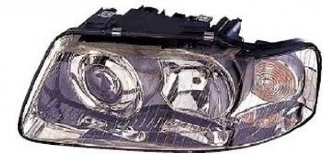 DEPO Head Lamp Left (441-1160L-RD-EM)