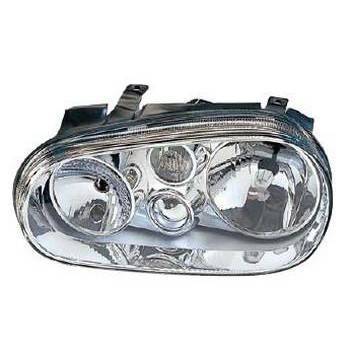 DEPO Head Lamp Left (441-1130L-RD-EM)