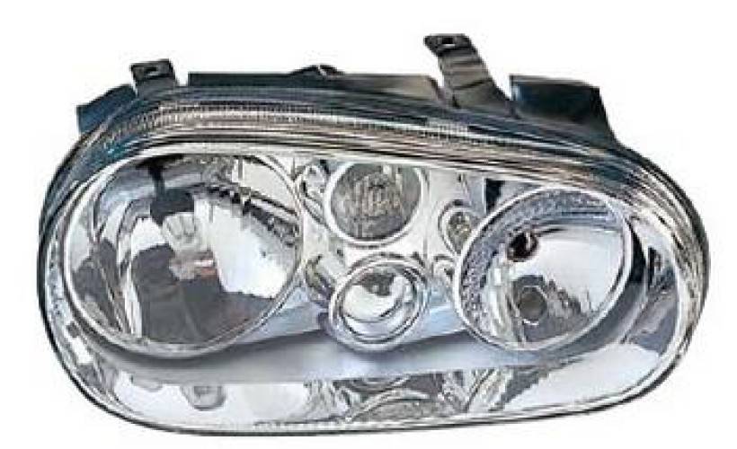 DEPO Head Lamp Right (441-1130R-RD-EM)
