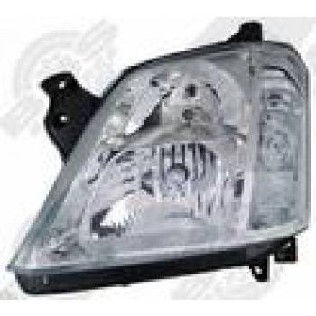 DEPO Head Lamp Left (442-1130L-RD-EM)