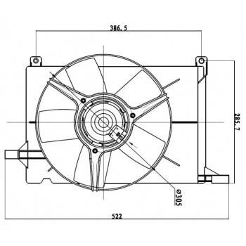 PLEXUS Radiator Fan (RFOP0300)