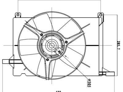 PLEXUS Radiator Fan (RFOP0300)