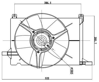PLEXUS Radiator Fan (RFOP0300)