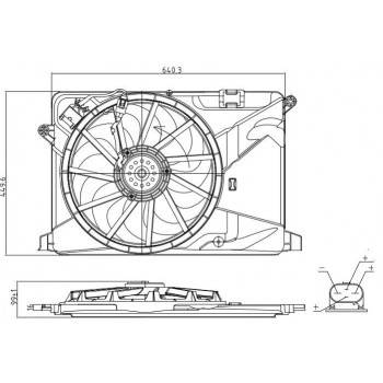 PLEXUS Radiator Fan (RFOP0110)