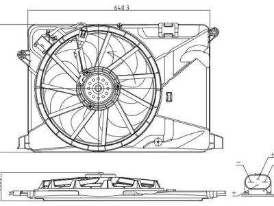 PLEXUS Radiator Fan (RFOP0110)