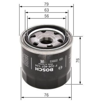 BOSCH OIL FILTER (F026407124)