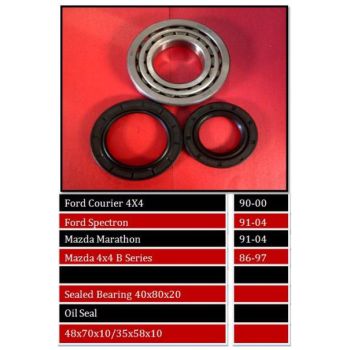BBS WHEEL BEARING REAR (WBRW804)