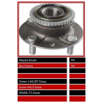 BBS WHEEL BEARING REAR (WBRW1284)